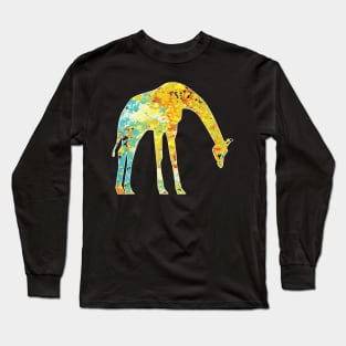 Cool giraffes colorful Tshirt Long Sleeve T-Shirt